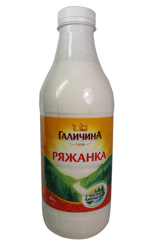 Ряжанка ГАЛИЧИНА 4%, 870 г